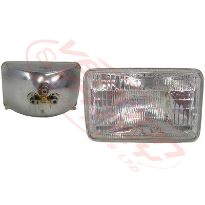 1296094-2 - HEADLAMP - L=R - OUTER - 3 PIN - DAIHATSU DELTA V59/V78/V76 1985-98