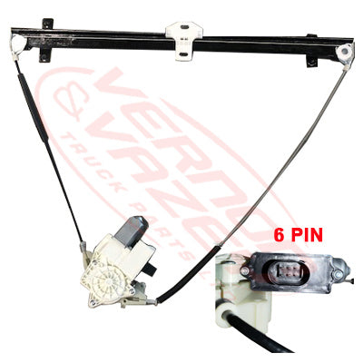 1021060-02 - WINDOW REGULATOR - R/H - W/MOTOR - 6 PIN PLUG - DAF XF105