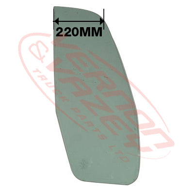 1684010-80S - GLASS - FRONT DOOR 1/4 PCE - R/H - FIXED - NISSAN MK/LK/PK 1994- GENUINE RECYCLED