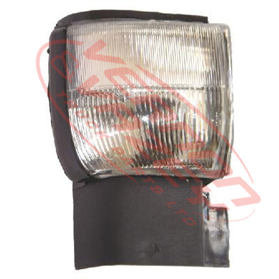 1684097-72 - CORNER LAMP - R/H - CLEAR - W/PLASTIC RIM - 2002- - NISSAN MK/LK/PK 1994- AFTERMARKET