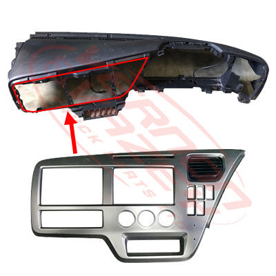 1684134-02S - DASH PANEL - GARNISH LEFT OF SPEEDO - NISSAN CONDOR MK/PK 2011- GENUINE RECYCLED