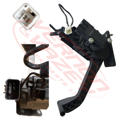 1684135-11S - ACCELERATOR PEDAL ASSEMBLY - 5 PIN & 2 PIN PLUG - NISSAN CONDOR MK/PK 2011- GENUINE RECYCLED