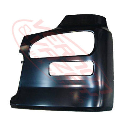 1688590-74S - FRONT BUMPER END - R/H - 540mm DEEP - NISSAN QUON 2006- GENUINE RECYCLED