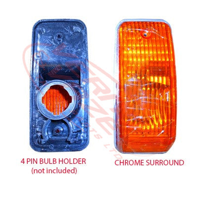 1688597-10 - SIDE LAMP IN DOOR - L=R - AMBER - CHROME SURROUND - NISSAN QUON 2006-