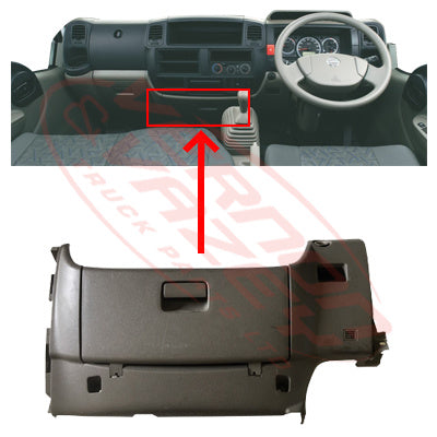 1693134-06S - LOWER CENTRE DASH PANEL - NISSAN ATLAS F24 2006- GENUINE RECYCLED