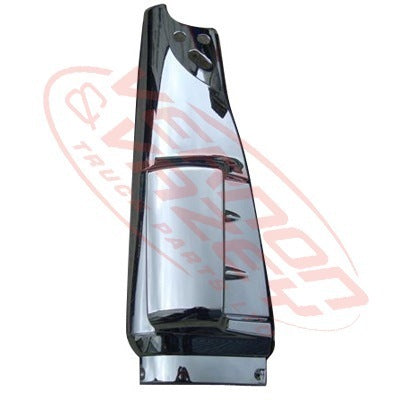 3081024-08 - FRONT CORNER PANEL - R/H - W/VENTS - CHROME - 2000-2010 - ISUZU GIGA CVR/CXZ/CXM/EXR 1997-