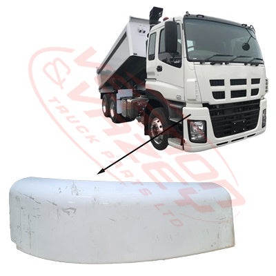 3081090-85S - FRONT BUMPER - UPPER GARNISH - L/H - 2011- - ISUZU GIGA CVR/CXZ/CXM/EXR 2011- GENUINE RECYCLED