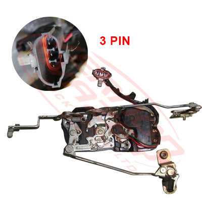 3091061-04S - DOOR CATCH - R/H - C/LOCKING - 3 PIN PLUG - ISUZU FRR/FSR/FTR 1996- GENUINE RECYCLED