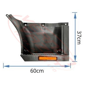 3092004-04 - STEP PANEL - R/H - PLASTIC STEP - NARROW/SHORT - ISUZU FRR/FSR/FTR/FVR 2008 AFTERMARKET