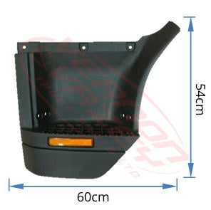 3092004-05 - STEP PANEL - L/H - PLASTIC STEP - NARROW - ISUZU FRR/FSR/FTR/FVR 2008 AFTERMARKET