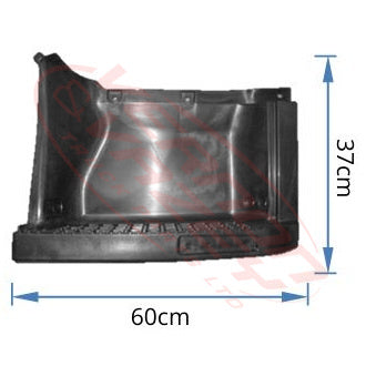 3092004-08 - STEP PANEL - UPPER - R/H - PLASTIC STEP - WIDE - ISUZU FRR/FSR/FTR/FVR 2008 AFTERMARKET