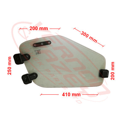 3092010-89S - GLASS - FRONT DOOR - LOWER - L/H - INNER - ISUZU FRR/FSR/FTR/FVR 2008 GENUINE RECYCLED