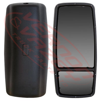 3081016-19 - MIRROR HEAD - L/H - 510 MM X 230 MM - SPLIT - ELECTRIC - ISUZU GIGA CVR/CXZ/CXM/EXR 1997-