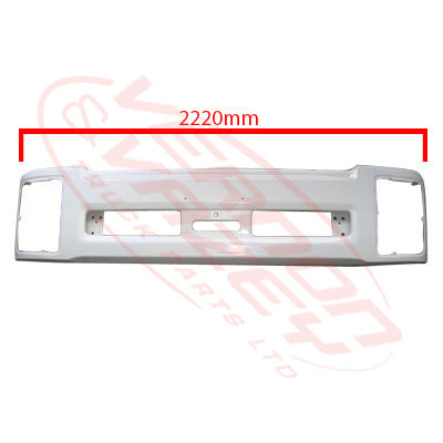 3092090-01S - FRONT BUMPER - WIDE CAB - 500MM DEEP - ISUZU FRR/FSR/FTR/FVR 2008 - H/L IN BUMPER GENUINE RECYCLED