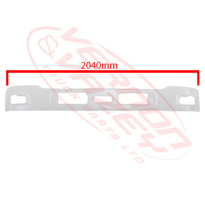 3092090-15W - FRONT BUMPER - NARROW CAB - 260MM DEEP - WHITE - ISUZU FRR/FSR/FTR/FVR 2008 - H/L IN CORNER PANEL  AFTERMARKET