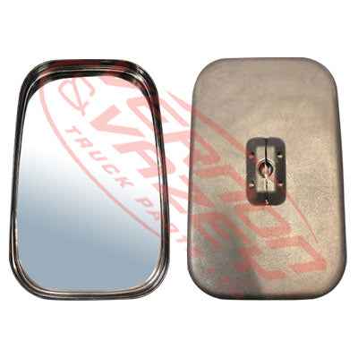 3096016-0 - MIRROR HEAD - L=R - W/OUT BALL - 170MM X 260MM - 18MM - ISUZU ELF NPR/NRR/NKR/NHR 1985-93