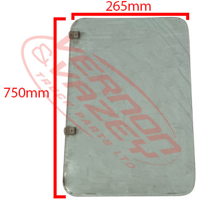 3097010-85S - GLASS - REAR DOOR - DBLE CAB - L/H - L/ROOF - ISUZU ELF NPR/NRR/NKR/NHR 1994- GENUINE RECYCLED