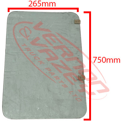 3097010-86S - GLASS - REAR DOOR - DBLE CAB - R/H - L/ROOF - ISUZU ELF NPR/NRR/NKR/NHR 1994- GENUINE RECYCLED