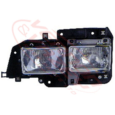 3097094-3S - HEADLAMP - L/H - TWIN TYPE - ISUZU ELF NPR/NRR/NKR/NHR 1994- GENUINE RECYCLED