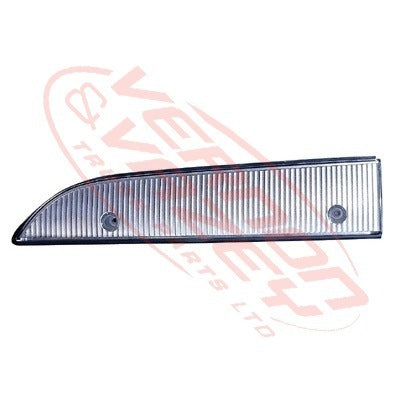 3097094-68 - HEADLAMP - GARNISH - R/H - UPPER - GREY/SILVER - ISUZU ELF NPR/NRR/NKR/NHR 2004-