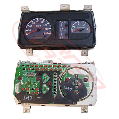 3097134-23S - SPEEDO CLUSTER - 24VOLT - ELECTRONIC - 2 PLUG - ISUZU ELF NKR/NPR/NQR 2004- GENUINE RECYCLED