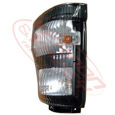 3097197-1 - CORNER LAMP - L/H - BLACK RIM - ISUZU ELF NKR/NPR/NQR 2004-