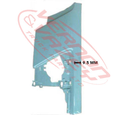 3097224-03 - FRONT CORNER PANEL - L/H - W/O MIRROR HOLE  - ISUZU NKR/NPR 2009- 2021