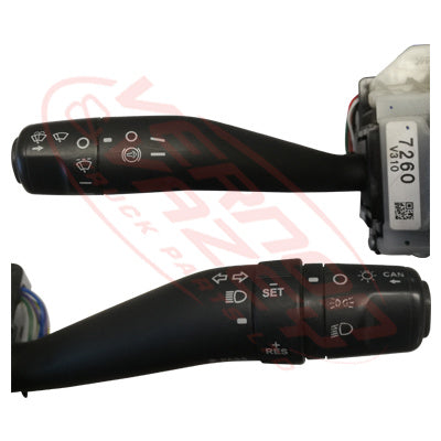 3097261-02S - TURN SIGNAL SWITCH - W/CRUISE CONTROL & EXH BRAKE - ISUZU NKR/NPR 2009- GENUINE RECYCLED