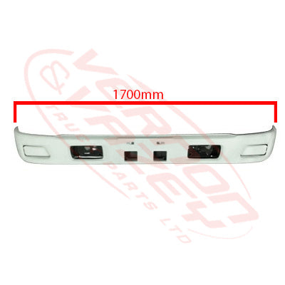 3097290-04S - FRONT BUMPER - N/CAB - W/FOG LAMP COVER - ISUZU NKR/NPR 2009- GENUINE RECYCLED