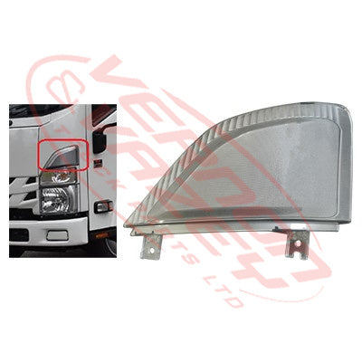 3097297-09 - CORNER LAMP GARNISH - L/H - ISUZU NKR/NPR 2021- ON