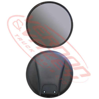 3186216-07S - MIRROR HEAD - ROUND - MANUAL - 260MM - 40MM BALL - HINO 700 2002- GENUINE RECYCLED