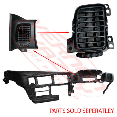 3191034-83S - DASHBOARD SPEEDO - AIR VENT - L/H - HINO RANGER PRO FC/FD/FG/FM 2002- GENUINE RECYCLED