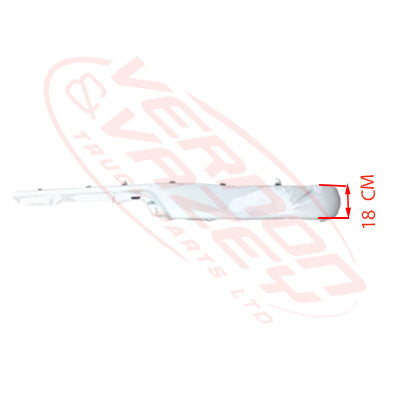 3186390-31 - BUMPER APRON - L/H (18CM HIGH) - HINO 700 FS/FY 2017-