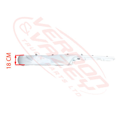 3186390-32 - BUMPER APRON - R/H (18CM HIGH) - HINO 700 FS/FY 2017-
