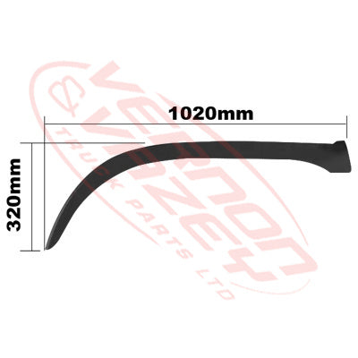 3191000-11S - GUARD - OUTER - L/H - HINO RANGER PRO FC/FD/FG/FM 2002- GENUINE RECYCLED