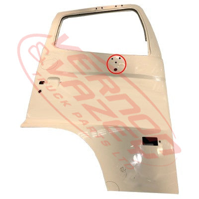 3191010-08S - FRONT DOOR - R/H - SHELL - W/MIRROR HOLES, W/SIDE LAMP HOLE - 2010- - HINO RANGER PRO FC/FD/FG/FM 2002- GENUINE RECYCLED