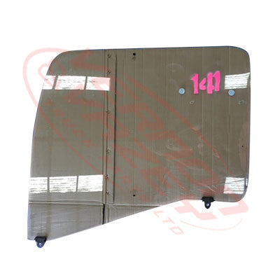 3191010-83S - GLASS - FRONT DOOR - L/H - W/LOWER GLASS - HINO RANGER PRO FC/FD/FG/FM 2002- GENUINE RECYCLED