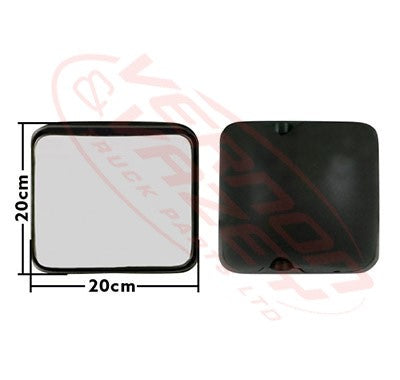 3186216-50 - MIRROR HEAD L=R - HEATED - HINO 700 2002-