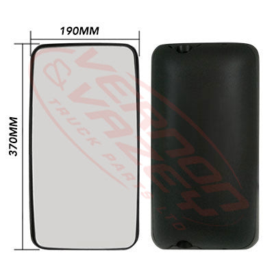 3192016-02 - MIRROR HEAD - R/H - DOOR MOUNT TYPE - HINO RANGER 500 2017- AFTERMARKET
