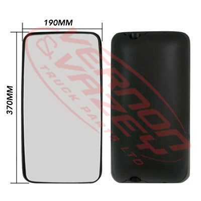 3097216-20 - MIRROR HEAD - L=R - 370MM x 190MM - 25MM BAR - ISUZU NKR/NPR 2009-