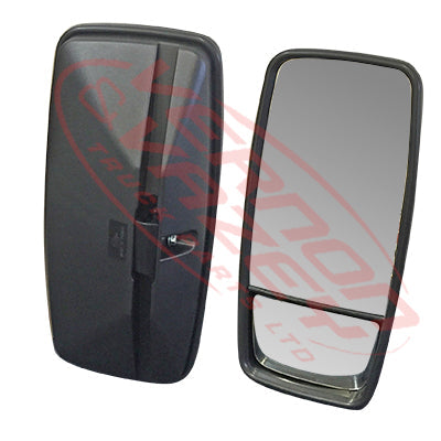 MIR-1675-5R - MIRROR - 430MM X 200MM - SPLIT GLASS - R/H - 18MM BAR - UNIVERSAL
