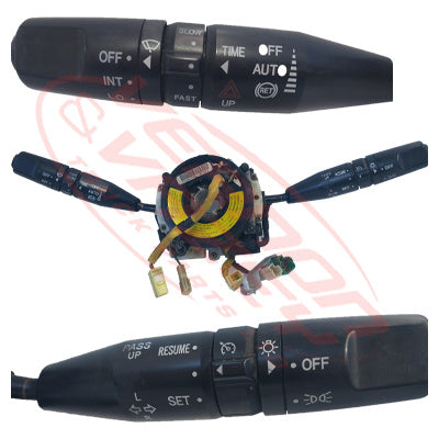 3191061-05S - INDICATOR/LIGHT SWITCH - WITH AIR BAG, RETARDER, CRUISE CONTROL - HINO RANGER PRO FC/FD/FG/FM 2002- GENUINE RECYCLED