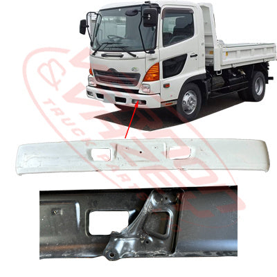3191090-07S - FRONT BUMPER - NARROW - W/OUT HEADLAMP OR FOGLAMP - HINO RANGER PRO FC/FD/FG/FM 2002- GENUINE RECYCLED