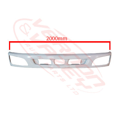 3191090-10 - FRONT BUMPER - NARROW - SINGLE STUD - 2010- - HINO RANGER PRO FC/FD/FG/FM 2002- AFTERMARKET