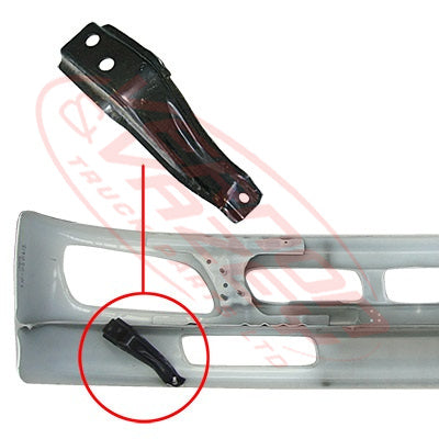 3191090-73S - FRONT BUMPER IRON - LH - LOWER - HINO RANGER PRO FC/FD/FG/FM 2002- GENUINE RECYCLED