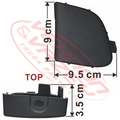 3191090-92S - FRONT BUMPER COVER OF BOLT - R/H - 2010- - HINO RANGER PRO FC/FD/FG/FM 2002- GENUINE RECYCLED