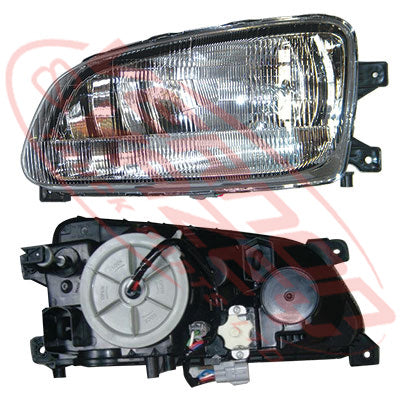 3191094-01CS - HEADLAMP - L/H - W/CLEAR FOG LAMP - HINO RANGER PRO FC/FD/FG/FM 2002- GENUINE RECYCLED