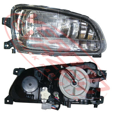 3191094-02CS - HEADLAMP - R/H - W/CLEAR FOG LAMP - HINO RANGER PRO FC/FD/FG/FM 2002- GENUINE RECYCLED