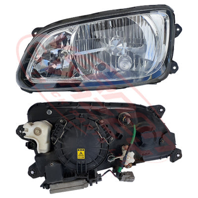 3191094-19S - HEADLAMP - R/H - ELECTRIC - HID - PARABOLIC REFLECTOR - LATE - HINO RANGER PRO FC/FD/FG/FM 2002- GENUINE RECYCLED