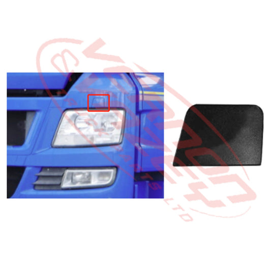 3310090-21 - FRONT BUMPER UPPER COVER - L/H - MAN TGX 2008- VERSION 1